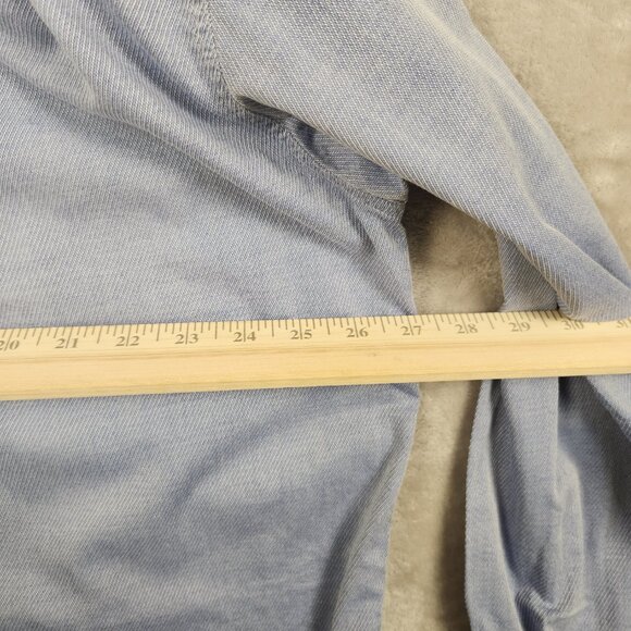 Oscar De La Renta Men's Button Up Shirt French Cuffs Size 17 (34/35'') - Picture 8 of 12